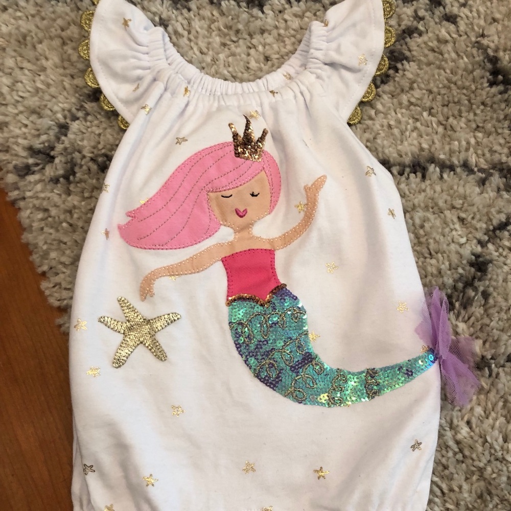 Mud Pie Mermaid Romper